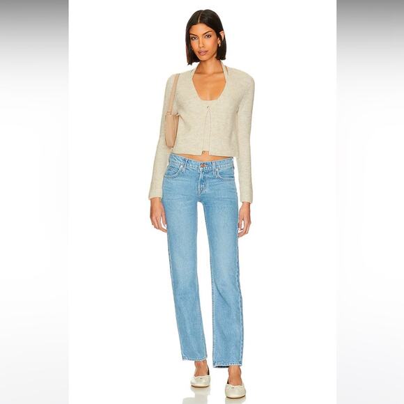 MOTHER The Down Low Sweet Tooth Skimp Jeans in All You Can Eat Light Blue NEW 28 - Picture 1 of 15